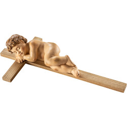 Niño Jesús durmiendo en cruz